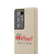 The iHeartFruitBox Biodegradable Phone Cases by Printify are perfect for lovers of tropical fruit. Made with organically grown materials.