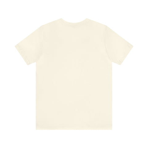 A white iHeartFruitBox Fitted Unisex T-Shirt on a white background featuring the Printify logo.