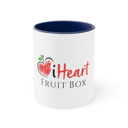 iHeartFruitBox Coffee Mug, 11oz - iHeartFruitBox Navy / 11oz Printify Mug