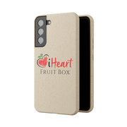 Printify offers a vibrant Tropical Fruit-themed iHeartFruitBox Biodegradable Phone Case, designed to protect your Samsung Galaxy A20 while showcasing your love for organically grown fruits.
