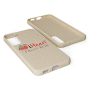 An organically grown iHeartFruitBox Biodegradable Phone Case with the brand Printify.
