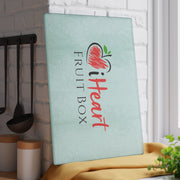 The Printify logo, featuring organically grown tropical fruit, sits proudly on a kitchen counter.