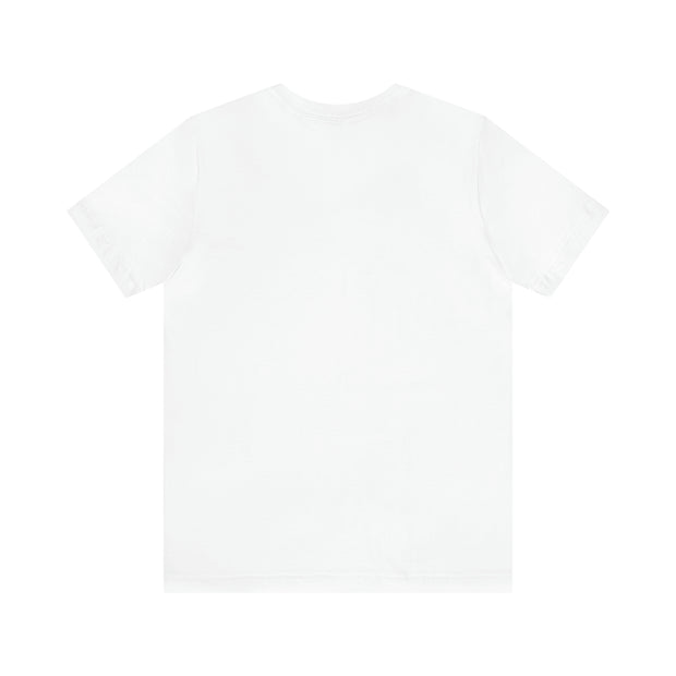 A iHeartFruitBox Fitted Unisex T-Shirts on a white background featuring iHeartFruitBox and Tropical Fruit by Printify.