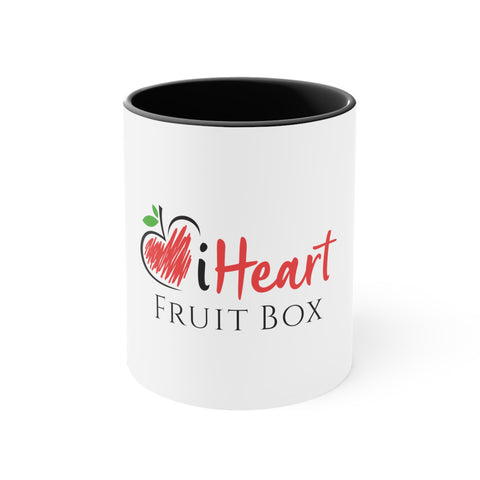 The Printify iHeartFruitBox Coffee Mug, 11oz is the perfect vessel for sipping your favorite tropical fruit-infused beverages. Made with organically grown materials, this mug embodies a love for both sustainability.